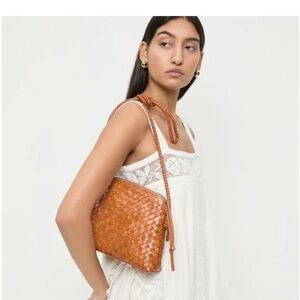 Loeffler Randall Tan Woven Leather Bag